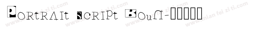Portrait Script Boun字体转换